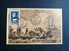 FRANCE PREMIER JOUR FDC YVERT 896 NAPOLEAON IER 30F+10F CHARENTE MARITIME 1951