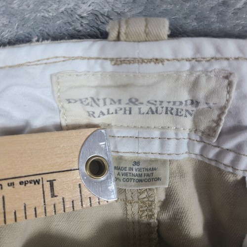 Ralph Lauren Shorts Mens 36 Denim & Supply Beige Cargo Vintage - Picture 3 of 11