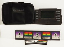 Vintage 1994 Brainchild Personal Learning System w/ 7 Cartridges and Travel Case