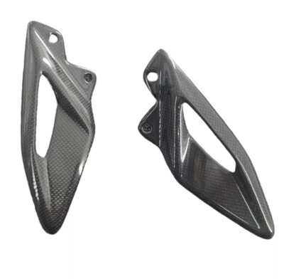 Kohlefaser Pedal Köper Fersenschutz passend für Triumph Street Triple 765/R/RS 16+