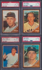 PSA 8 1962 Topps #589 Bob Turley New York Yankees TUFF HI# SETBREAK READ