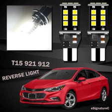 2 x Backup Reverse Light 912 921 T15 W16W LED Bulb For 2011 - 2019 Chevy Cruze
