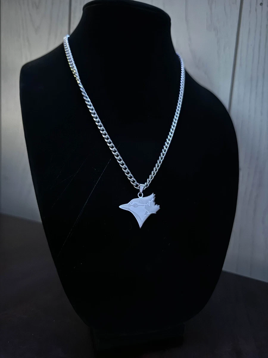 Pendentif Toronto Blue Jays (MLB) - Collier Fan Oversize, Bleu, Unisexe