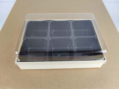 Echtholz Sushi Box mit Kapseln! Backt Brownie Fach Kuchenträger