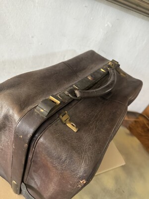 Alte Arzttasche Arztkoffer Ledertasche Reisetasche Original