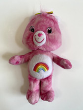 Care Bear 2007 Tie Dye Cheer Bear Plush Stuffed Animal 11", Ships Fast