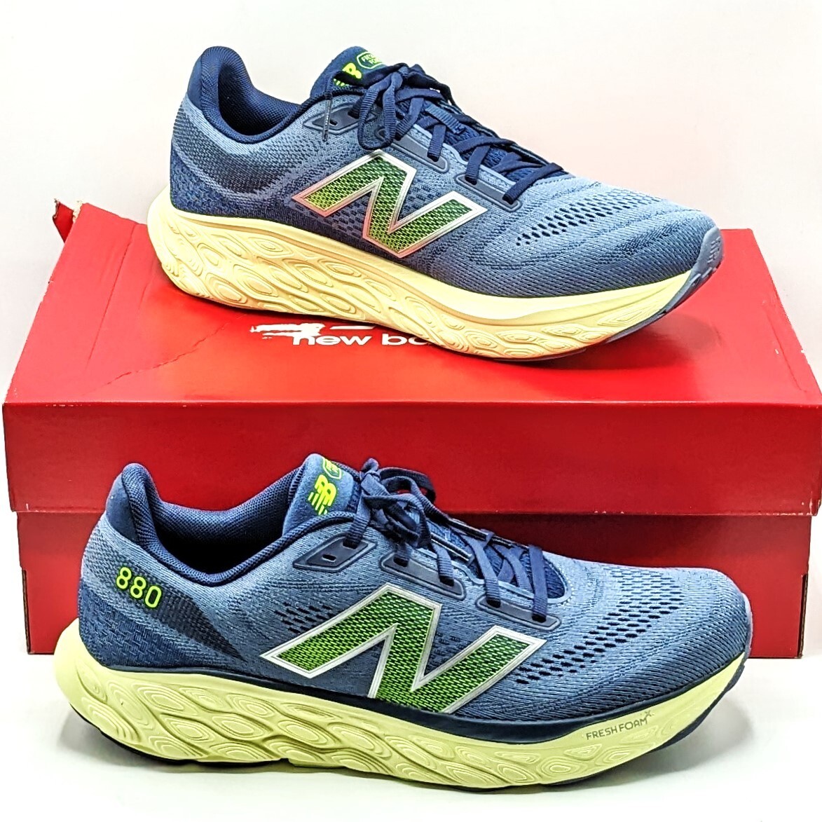New Balance Shoe Men 15 FF X 880 V14 M880G14 Arctic limelight Running Athletic‎ New Balance Shoe Men 15 FF X 880 V14 M880G14 Arctic  main image 3