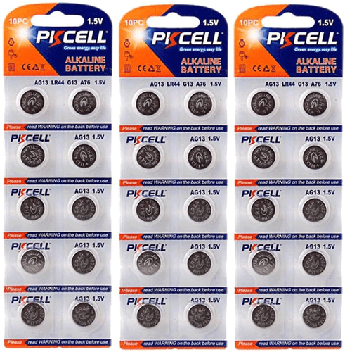 LR44 Button Cell 1.5V Alkaline Batteries AG13 A76 Watch Toy Calculator 10-50pc - Picture 12 of 24