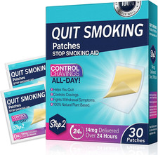 Quit Smoking Patches Step 3 Stop Smoking Aids Patches, 30 Count Quit Smoking Sti