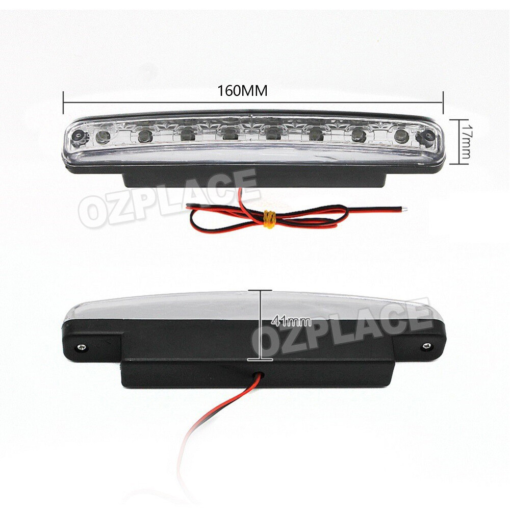 2X 8 LED Car Daylight Driving Light DRL Daytime Running Bright Head