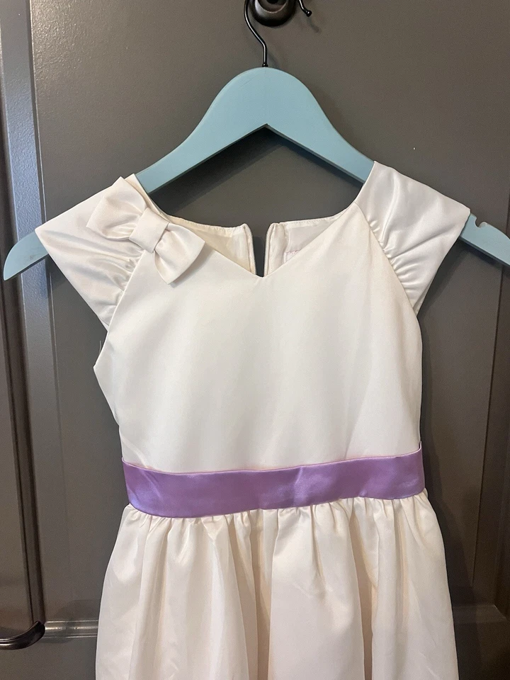 NIP American Girl Doll Cream Fancy Occasion Dress for Girls - Size 7 - Image 2 of 4