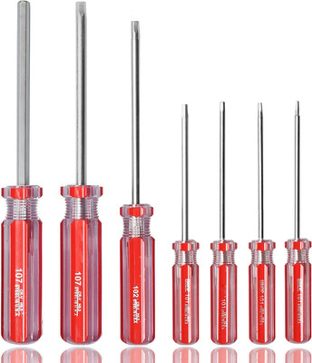 Hex Screwdriver Set Metric MM Sizes 7PCS Precision 1.5Mm 2.0Mm 2.5Mm 3.0Mm 4.0Mm