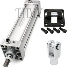 Baomain Pneumatic Air Cylinder SC 63 X 300 PT 3/8, Bore: 2-1/2 Inch(63Mm), Strok