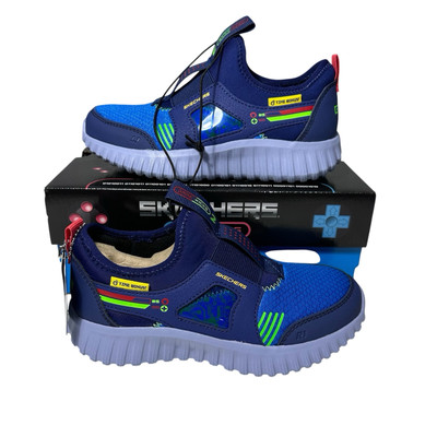 Skechers Game Kicks Slip On Shoes Boys Size 13 NWT