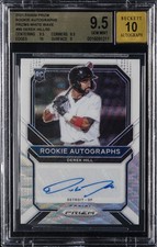 2021 PANINI PRIZM RC AUTOS - PRIZMS WHITE WAVE #96 DEREK HILL BGS 9.5