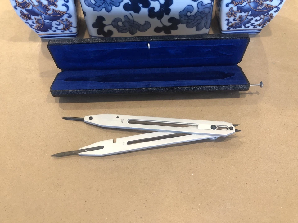 Herramienta de dibujo divisor proporcional vintage DIETZGEN 988L + estuche Foto 3 de 4