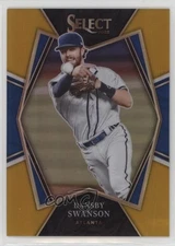 2022 Panini Select Premier Level Gold Prizm /10 Dansby Swanson #130