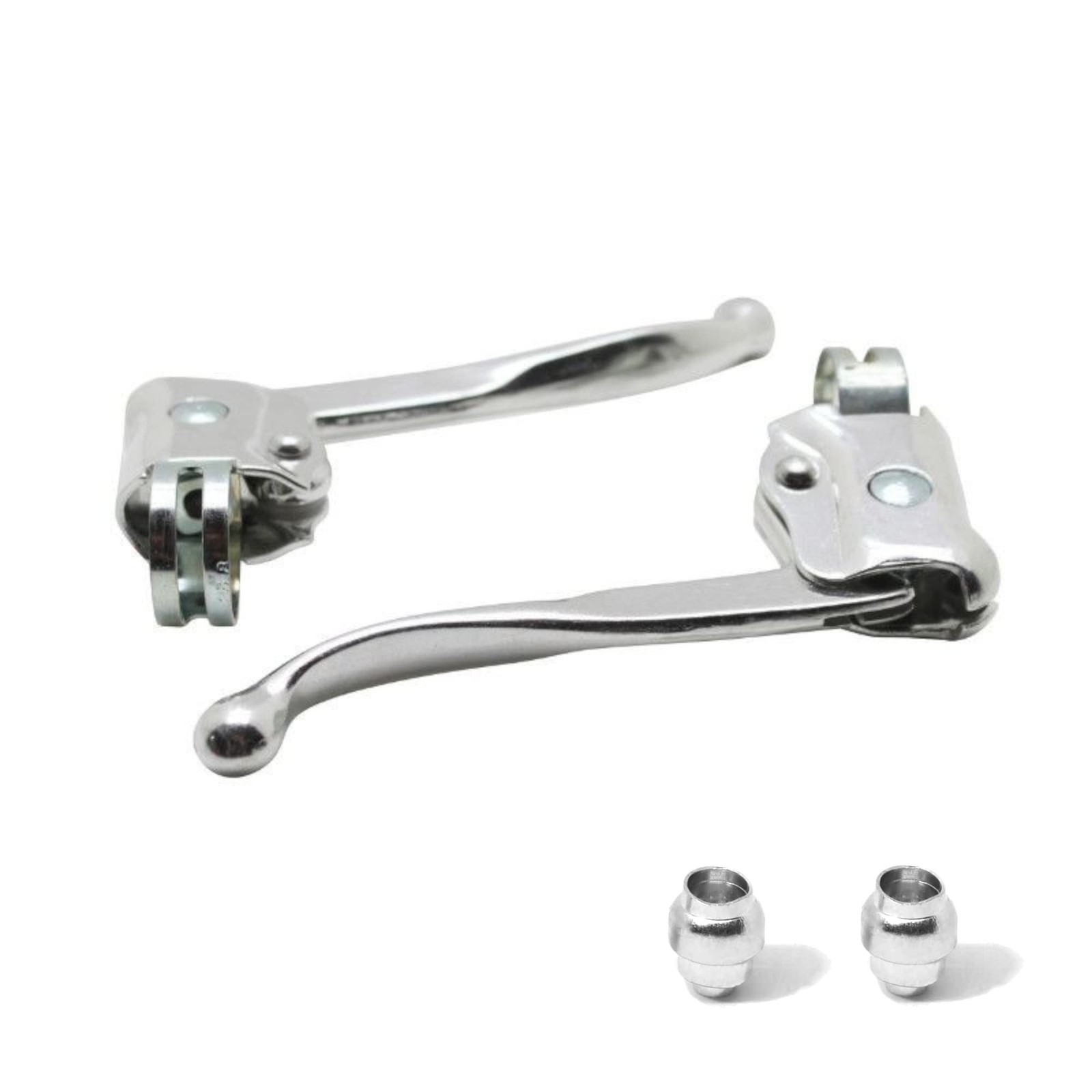 Levier de frein vélo 23.8mm argenté pour balades urbaines et vélotaf