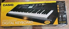  NiB Casio CTK-2400 61-key Digital Keyboard USB / MIDI / AA Battery Powerable
