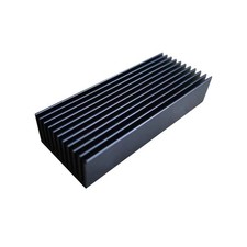 2 PCS 100x40x30mm Heatsink Thermal Tape Aluminum Cooler For Power Amplifier