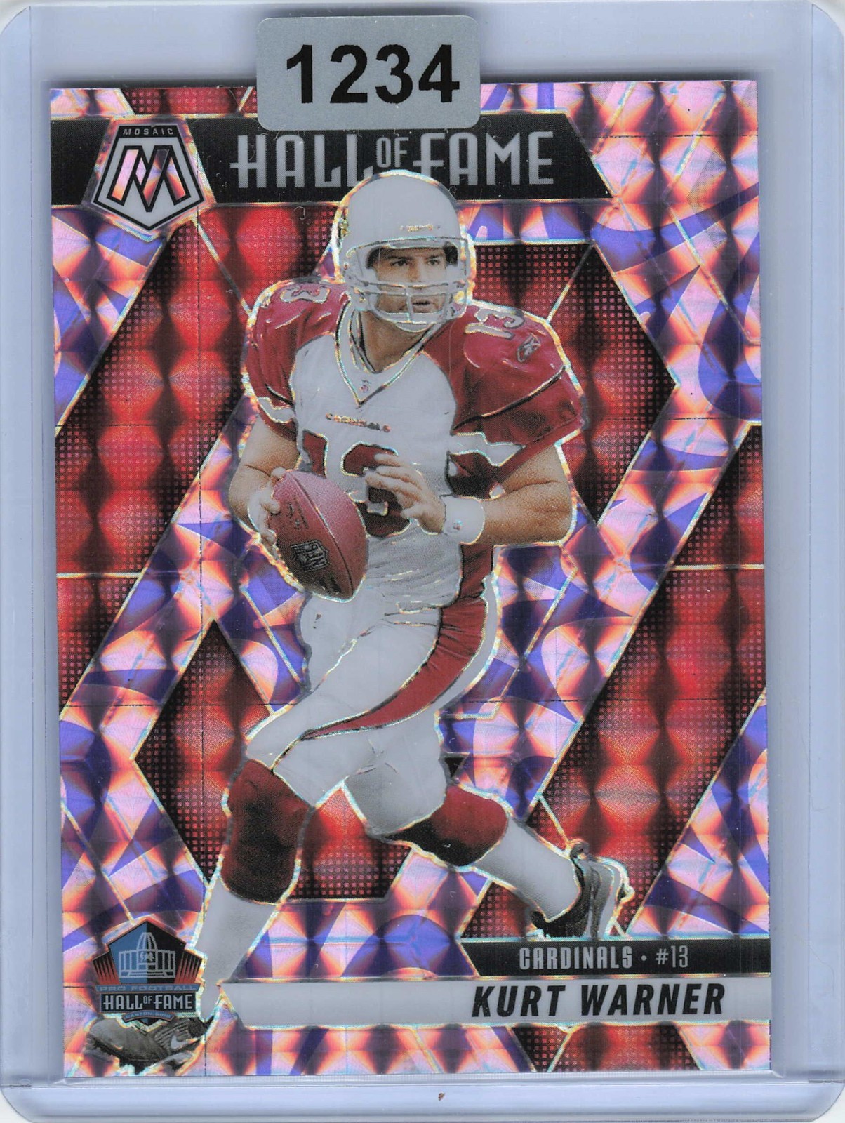2025 Panini  Mosaic Purple Reactive  Kurt Warner #300
