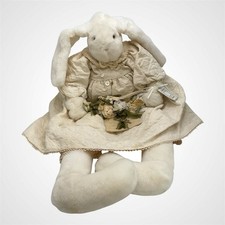 Rare Bunnies By The Bay Contentment Bunny Plush Doll LE 95 Handcrafted USA
