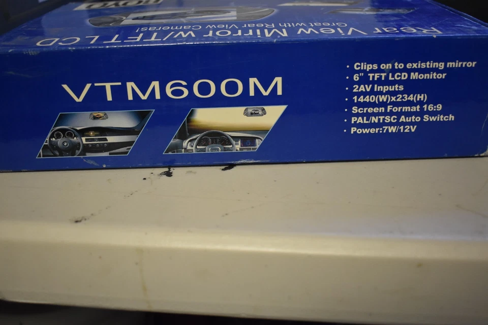 BOYO VTM600M Rear View Mirror w/TFT LCD - Image 2 of 3