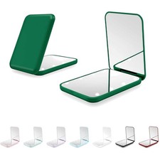 Compact Mirror, 1X/3X Magnification LED Purse Mini Green Cute