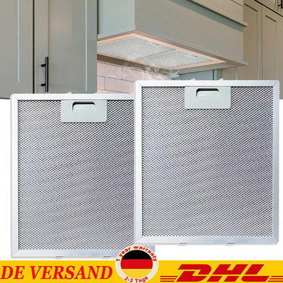 2 Metallfettfilter für Dunstabzugshauben, 305 x 267mm, Aluminium Fettfilter DE