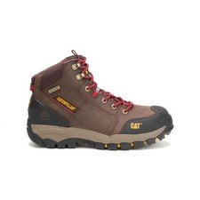 Caterpillar Navigator Mid Waterproof Steel Toe Mens Brown Work Boots