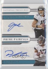 2019 National Treasures Prime Pairings /99 DJ Chark Gardner Minshew II Auto 4l6