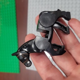 Lego Horse Armored Red Barding From Set 70402 Gatehouse Raid Black Dragon Heads