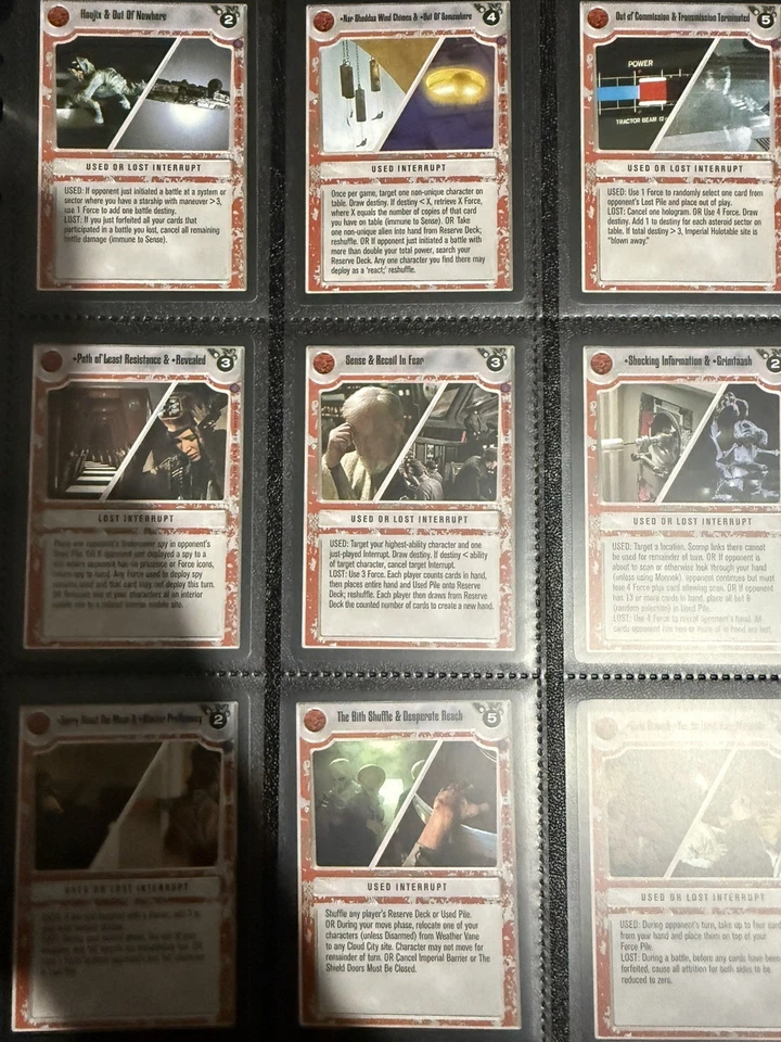 Star Wars CCG Complete Reflections II Premium Non-foil Set 54 Cards - Image 3 of 4