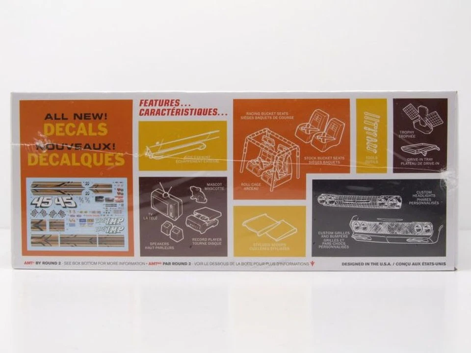 Chevrolet Impala Ss 1963 Modellino Auto Kit Costruzione Plastica 1:25 AMT - Immagine 3 di 3