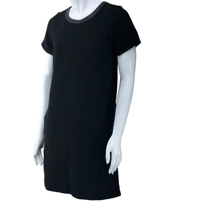 Madewell Womens Size XXS Shift Dress Black Leather Neck Trim Textured Pockets | eBay Madewell Womens Size XXS Shift Dress Black Leather Neck Trim Textured Pockets | eBay