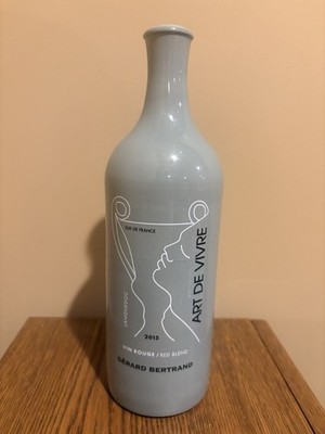 2015 Art de Vivre Ceramic Wine Bottle / Decanter - Empty