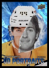Brady Martin Nashville 2025 UD Portraits Upper Deck Hockey RC P-41