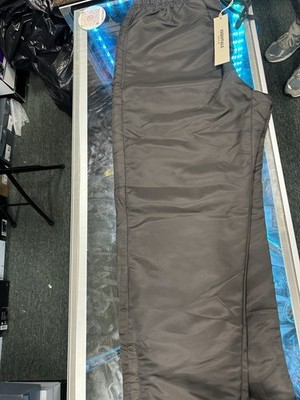 Black Essentials Track Pants Size M