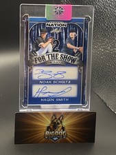 2025 Leaf Baseball Nation 2 for the Show Hagen Smith, Noah Schultz Auto 5/7