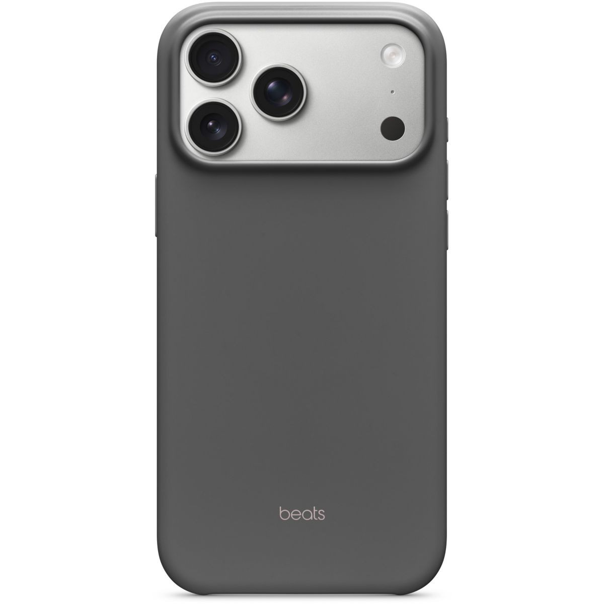 Coque BEATS iPhone 17 Pro Max MagSafe aspect mat Gris Granite