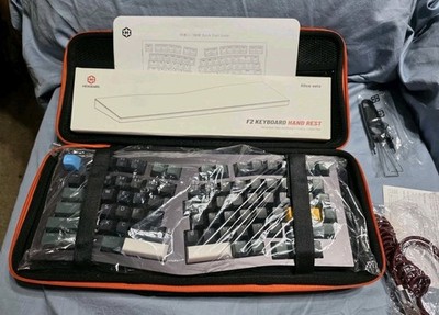 HEXGEARS Mechanical Keyboard F2 Silent Linear RGB Aluminum Body Alice Sets /Rest