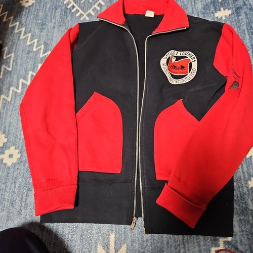 Langlitz, Langlitz Leathers Cascade Jacket Red Black Biker Design 1947 Men Size L