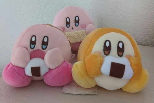 Kirby ITS'DEMO Mascot Plush Keychain Set 3 Pcs With Tags