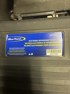 Blue Point Portable Electronic Refrigerant Scale ACT120A Mint A/C Charging Tool