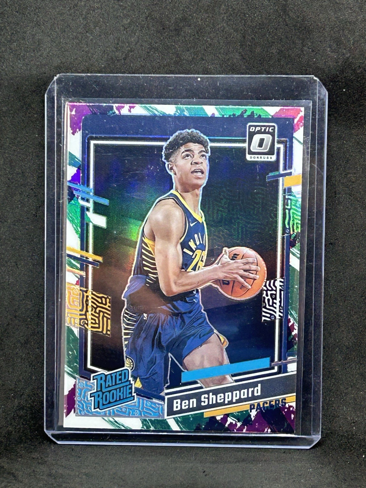 2023-24 Panini Donruss Optic Rated Jazz Prizm Ben Sheppard #221 Rookie RC A1