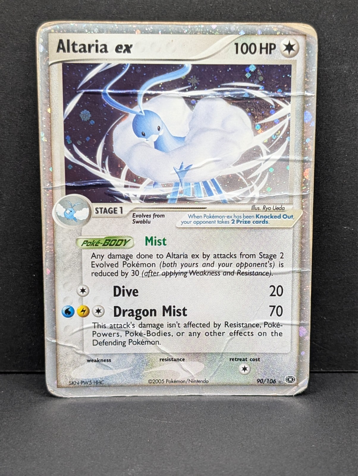 Altaria ex 90/106 EX Emerald Holo Ultra Rare Pokemon TCG vintage