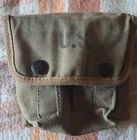 US Military Issue WW2 1944 M2 Medical Jungle First Aid Kit Case Canvas Pouch V63