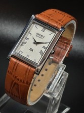 Classic Vintage Seiko Slim Quartz Men's Wrist Watch