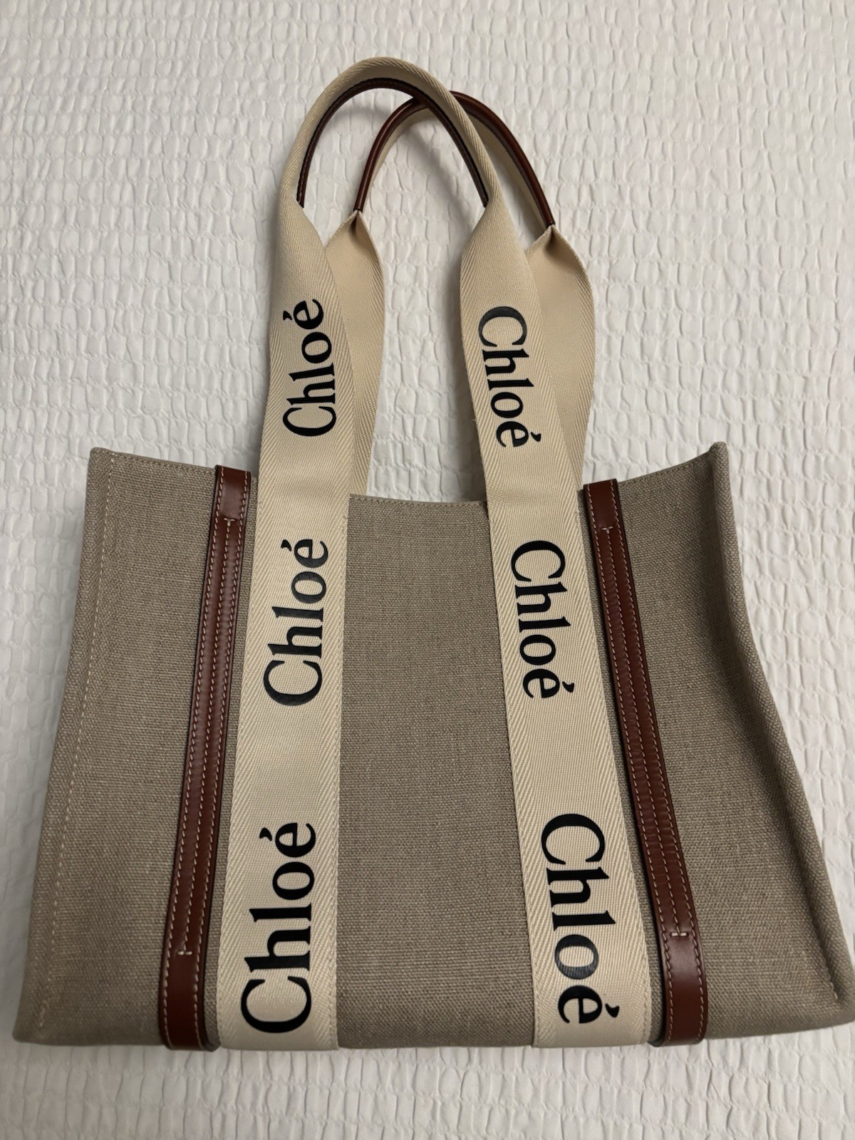 Chloe woody tote bag medium