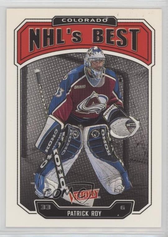 2000-01 Upper Deck Victory NHL's Best Patrick Roy #292 HOF 0i6